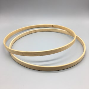 Mobile or Wreath Hoop - 10&quot;, 12&quot;, 14&quot; , 16&quot; or 18&quot;  wood hoop
