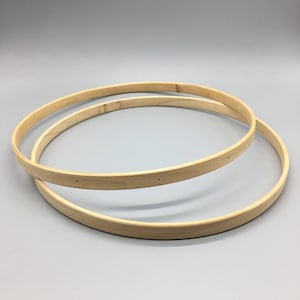 Mobile or Wreath Hoop - 10", 12", 14" , 16" or 18"  wood hoop