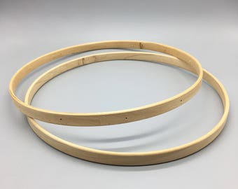 Mobile or Wreath Hoop - 10", 12", 14" , 16" or 18"  wood hoop