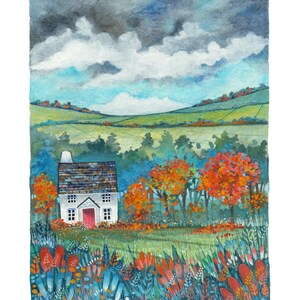 Russet Cottage - A5 Signed Limited Edition Print