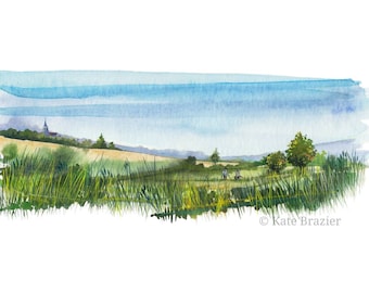 The Detectorists - Impression giclée A4 en édition limitée signée