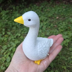 Desk goose, 5 inch goose, canada goose, goose dressup, ceramic resin, office goose, baby goose, gosling