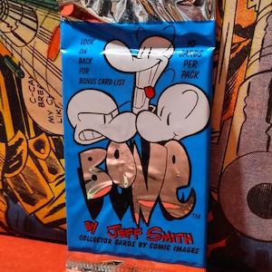 Vintage 1994 Comic Images BONE by Jeff Smith Trading Cards Sealed Foil PACK- 10 Cards