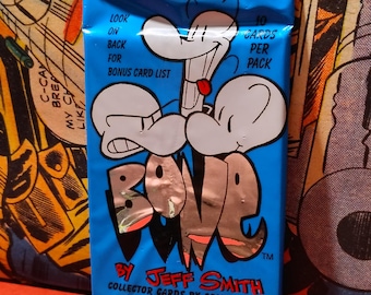 Vintage 1994 Comic Images BONE by Jeff Smith Trading Cards Sealed Foil PACK- 10 Cards