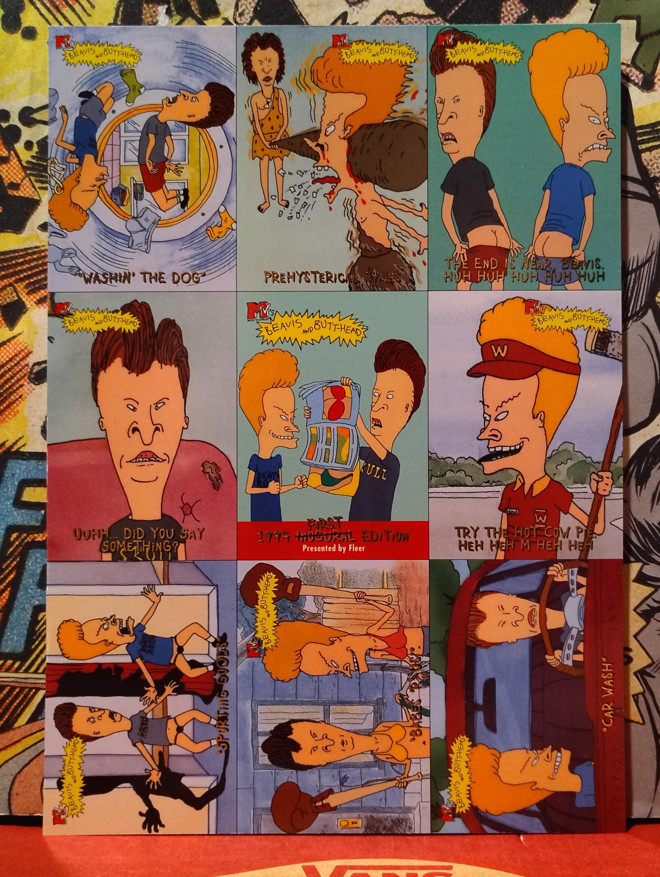 【USA】ビーバス &バッドヘッド　トレーディングカード 1994 Fleer Ultra Beavis and Butt-Head Trading Card (1