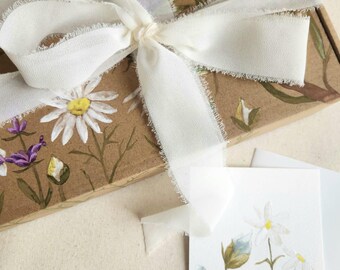 Presentask med vildblommor