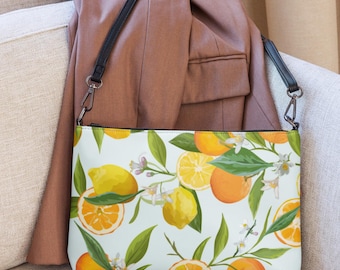 Crossbody Handbags, Vegan Leather Purses, Lemmon Lovers Gift