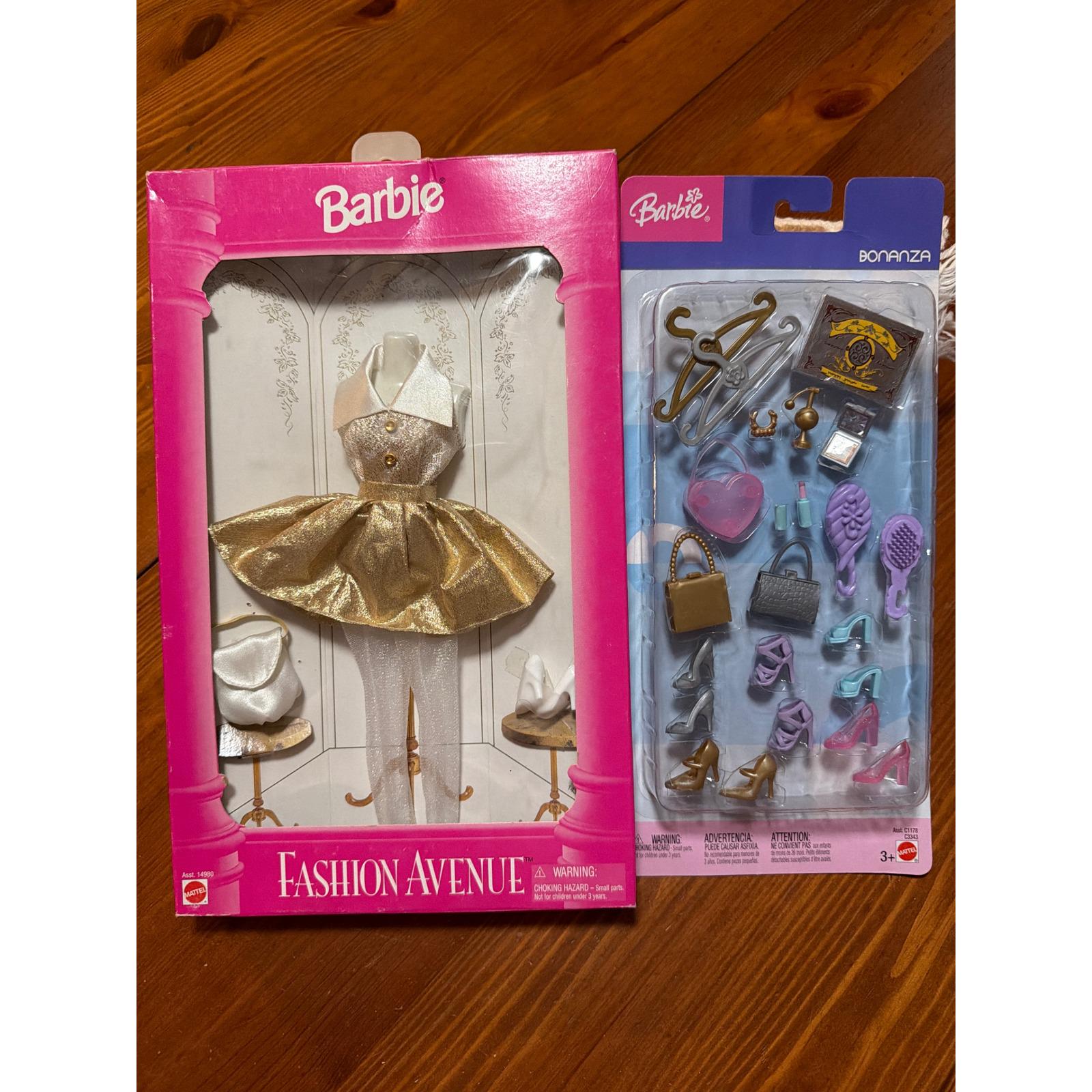 NRFB BARBIE HAUTE COUTURE high Fashion Pack 1992 Outfit set Génuine violet #3848 EUR 48,00 - FR