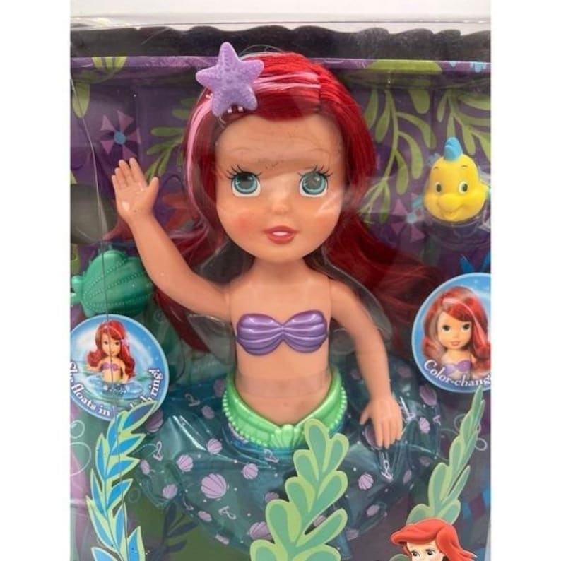 Disney The Little Mermaid Splash Magic Ariel Doll Collection RARE image 1