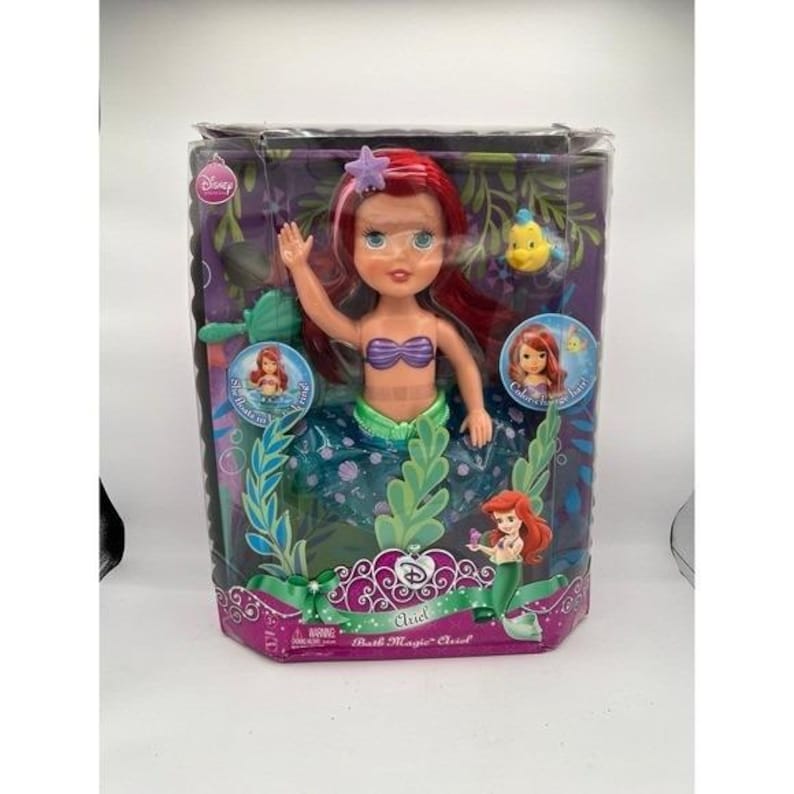 Disney The Little Mermaid Splash Magic Ariel Doll Collection RARE image 2