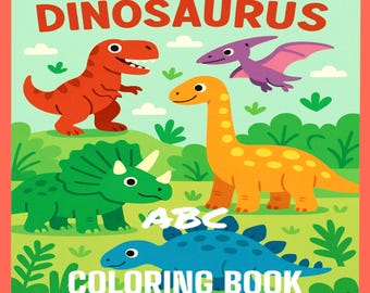 ABC Dinosaur Coloring Book