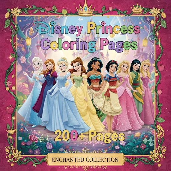 Disney Princess Coloring Pages - 200+ Pages