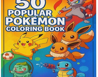 Libro para colorear Pokémon