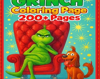 Página para colorear del Grinch