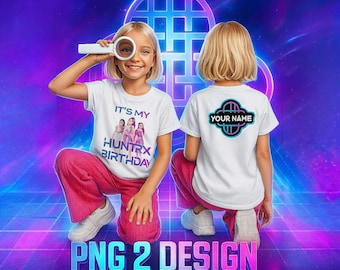 Cumpleaños de Huntrix personalizado