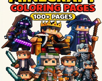 Dibujos para colorear de Minecraft: más de 100 páginas