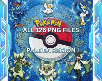 POKEMON Gen IX Paldea - 126 PNG File