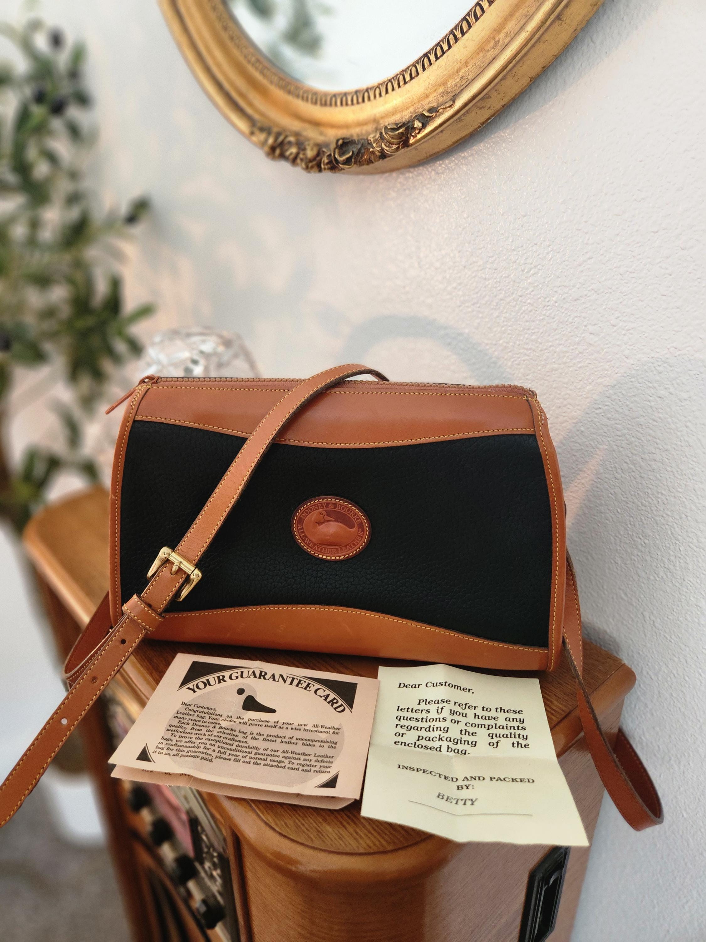Vintage Dooney and Bourke All Weather Leather - Etsy