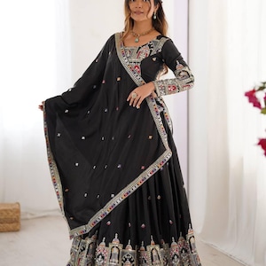 Pink Lehenga Choli Set for Women, Embroidered Lehenga with Sequin Work, Wedding Lehenga, Bridal Lehenga, Party Wear Lehenga