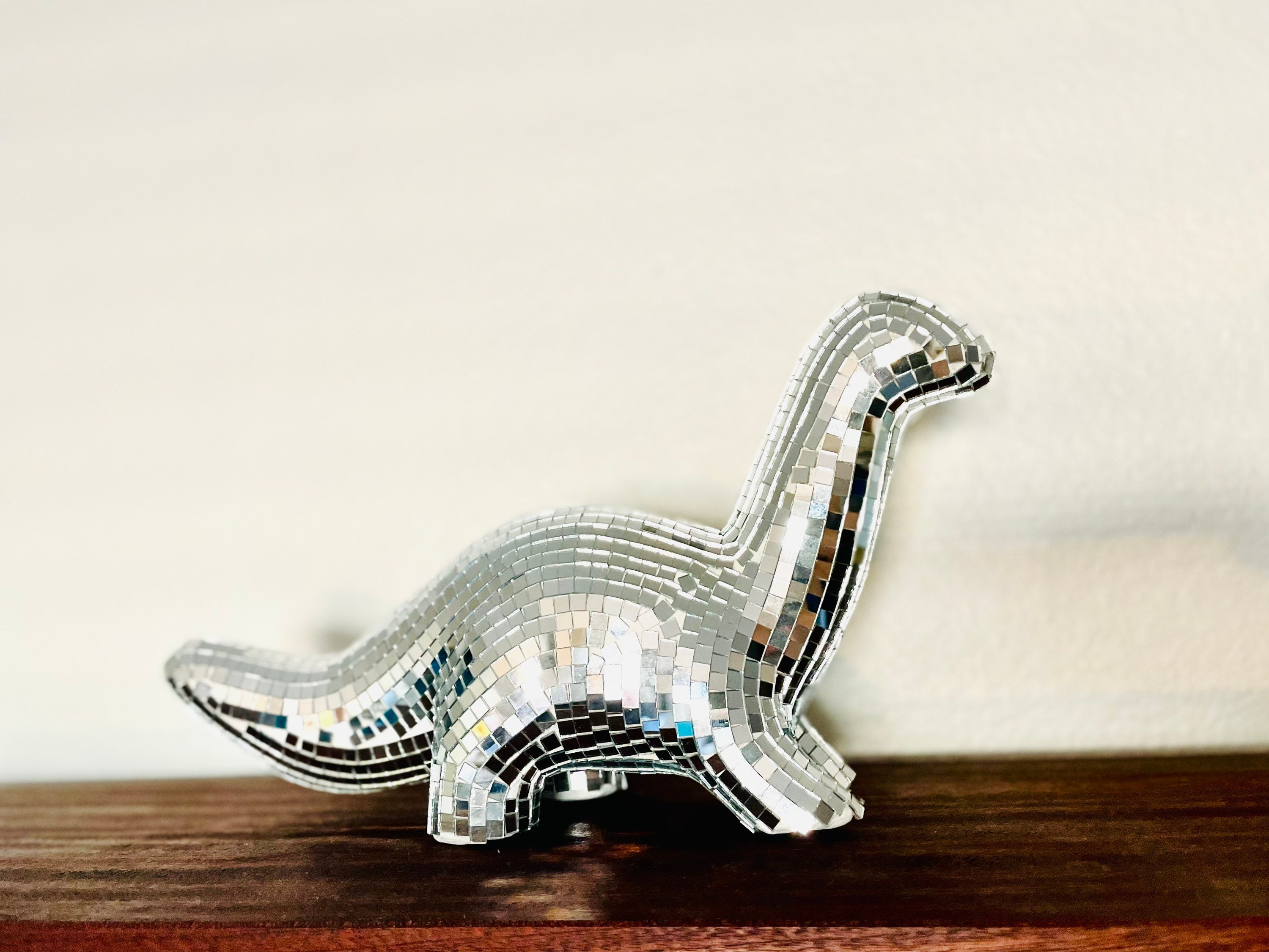 Disco Dino Disco Ball Dinosaur Sculpture Statue Figurine Etsy UK