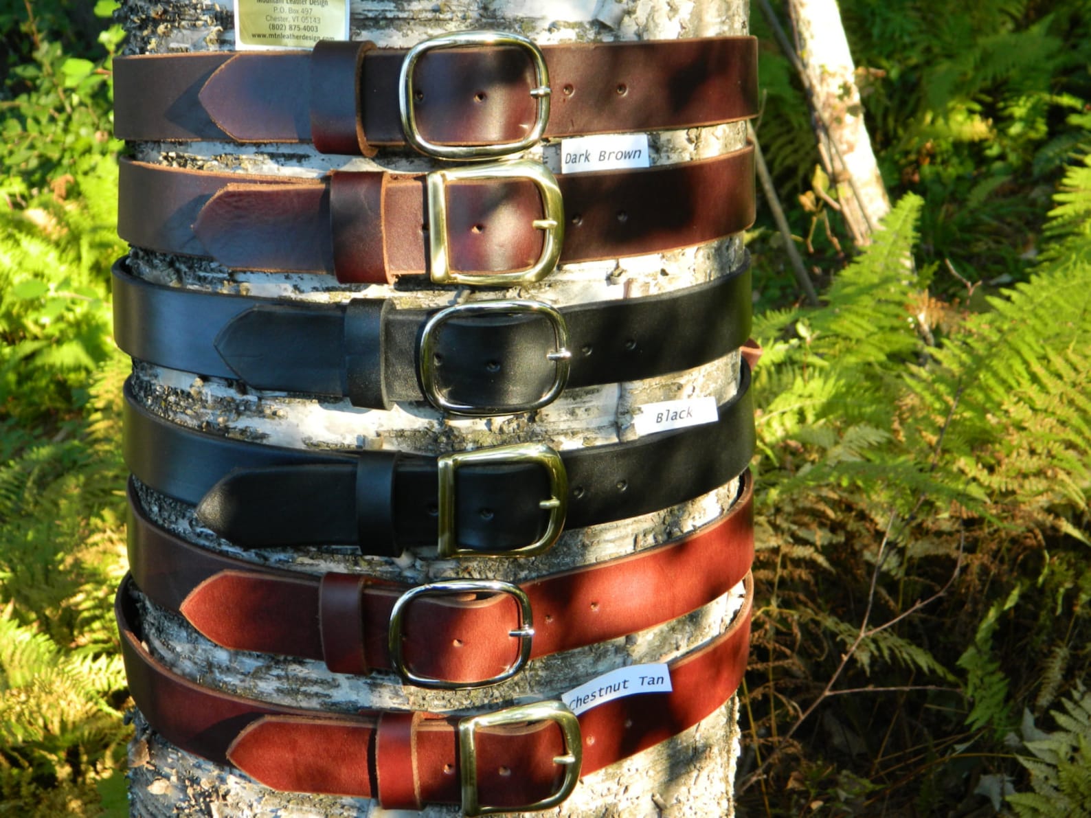 Western Leather Ranger Belt