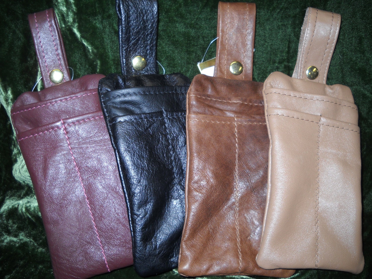 Handmade USA Genuine LEATHER Eyeglass Glasses Pen Case Belt Etsy