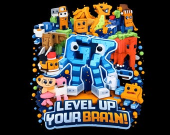 Level Up Your Brain Six Seven 67 Italian Brainrot Characters Kids Gaming PNG,Funny Six Seven 67 Brainrot Boys, Ice Cream Drip 67,Meme 67 Png