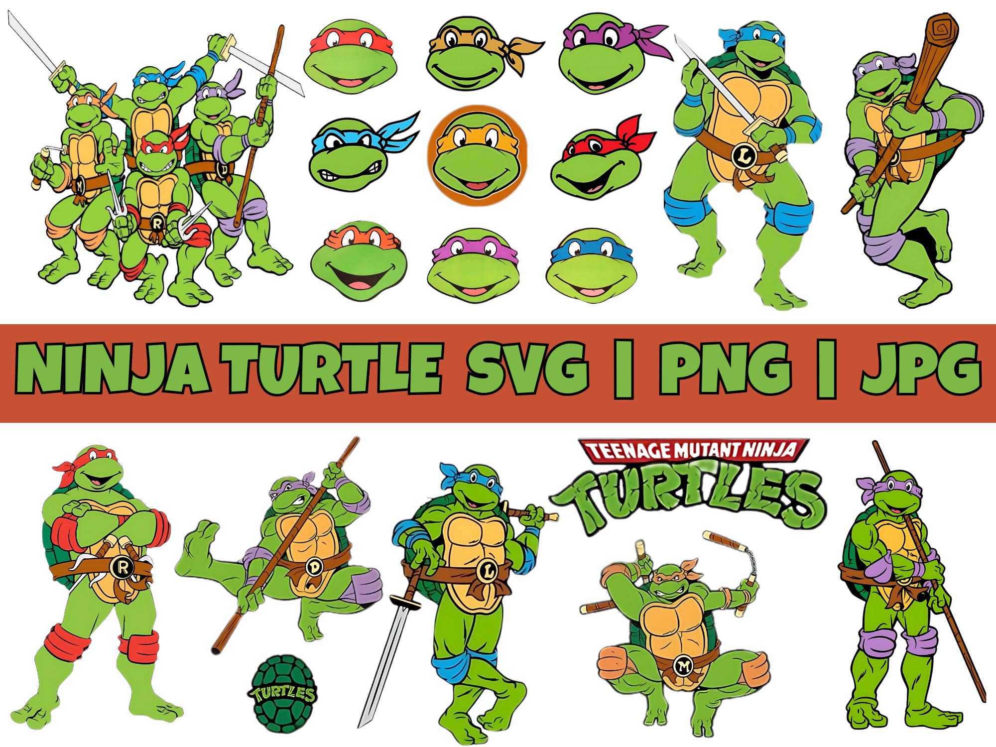 Ninja Turtles Face - Etsy, image size:2000x1500