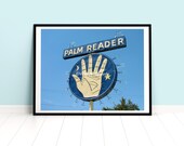 Neon Palm Reader Sign Print, Madame Sophia Photo, Fowler, California Print, Fine Art Photography, Fortune Teller, Vintage Neon Sign Artwork