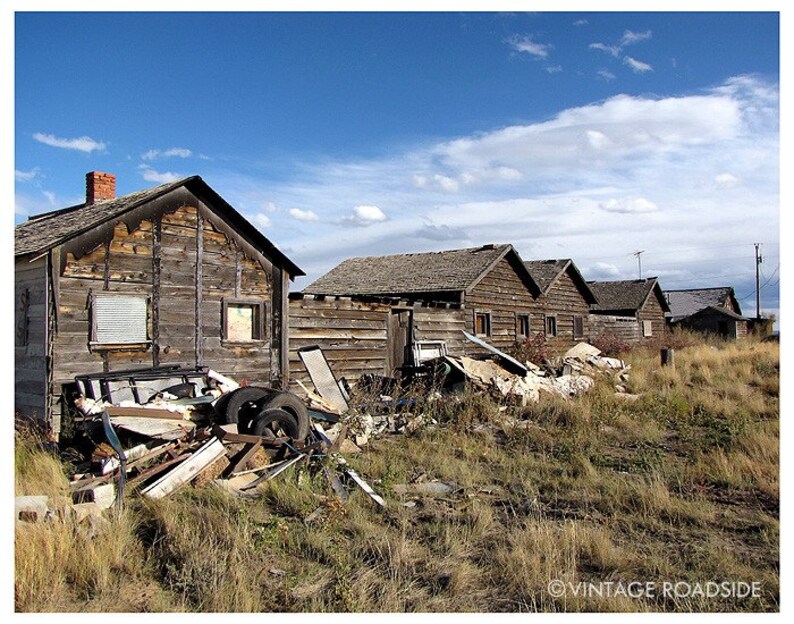 Abandoned Cabins on the Lincoln Highway, Bosler Wyoming, Fine Art Photography, Highway 30 Photography, Vintage Motel, Wyoming Wall Art imagem 2