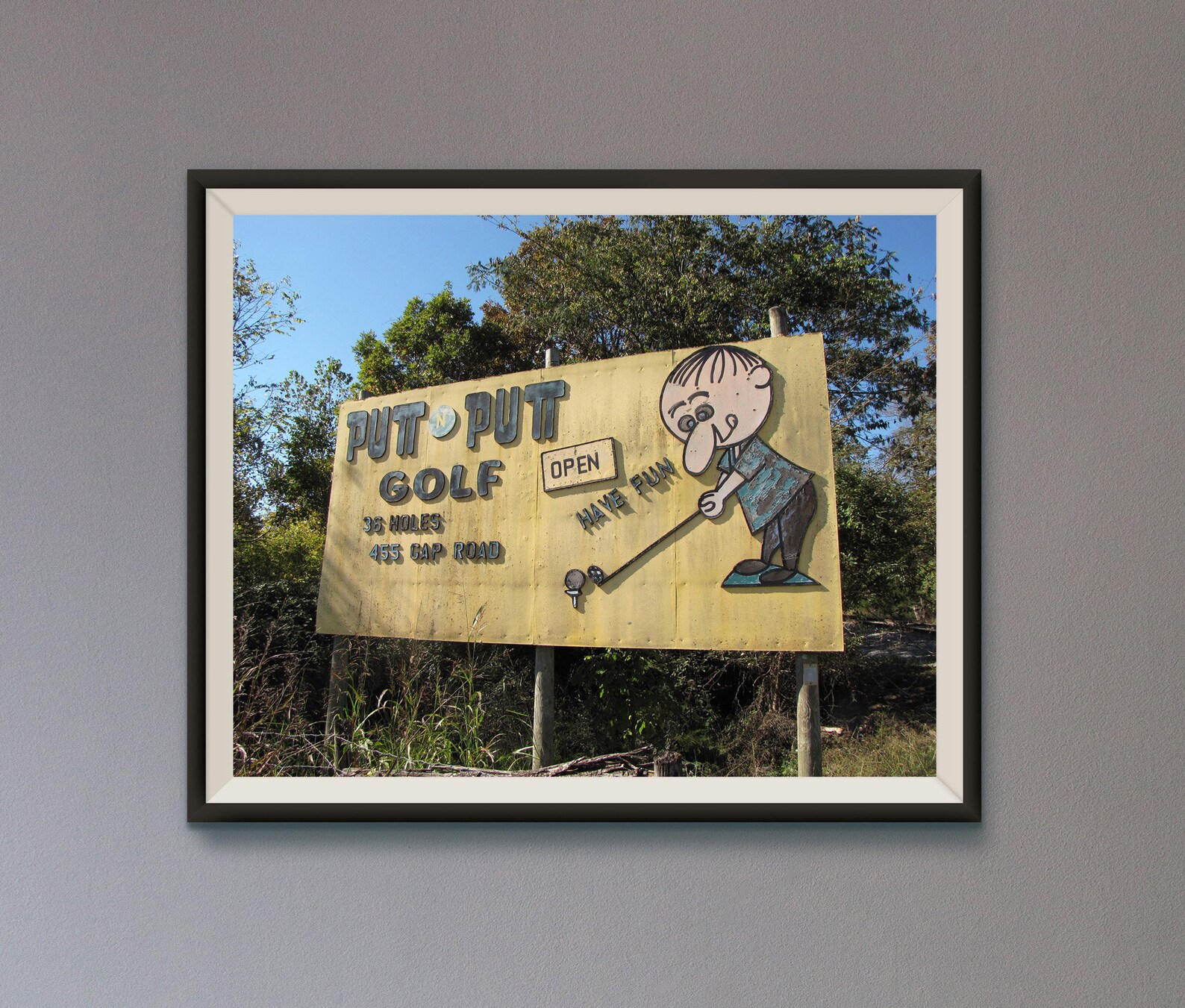 Putt Putt Mini Golf Sign Print Batesville Arkansas 8x10 | Etsy