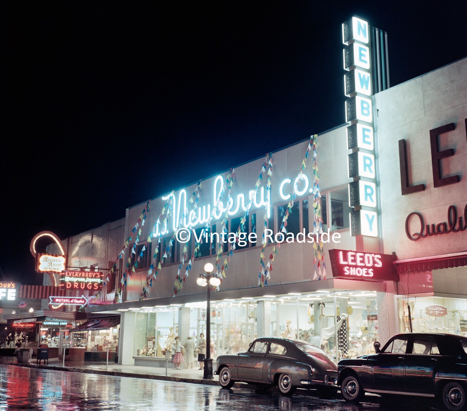 JJ Newberry Store Photo Downtown Eugene Oregon Night Photo Etsy