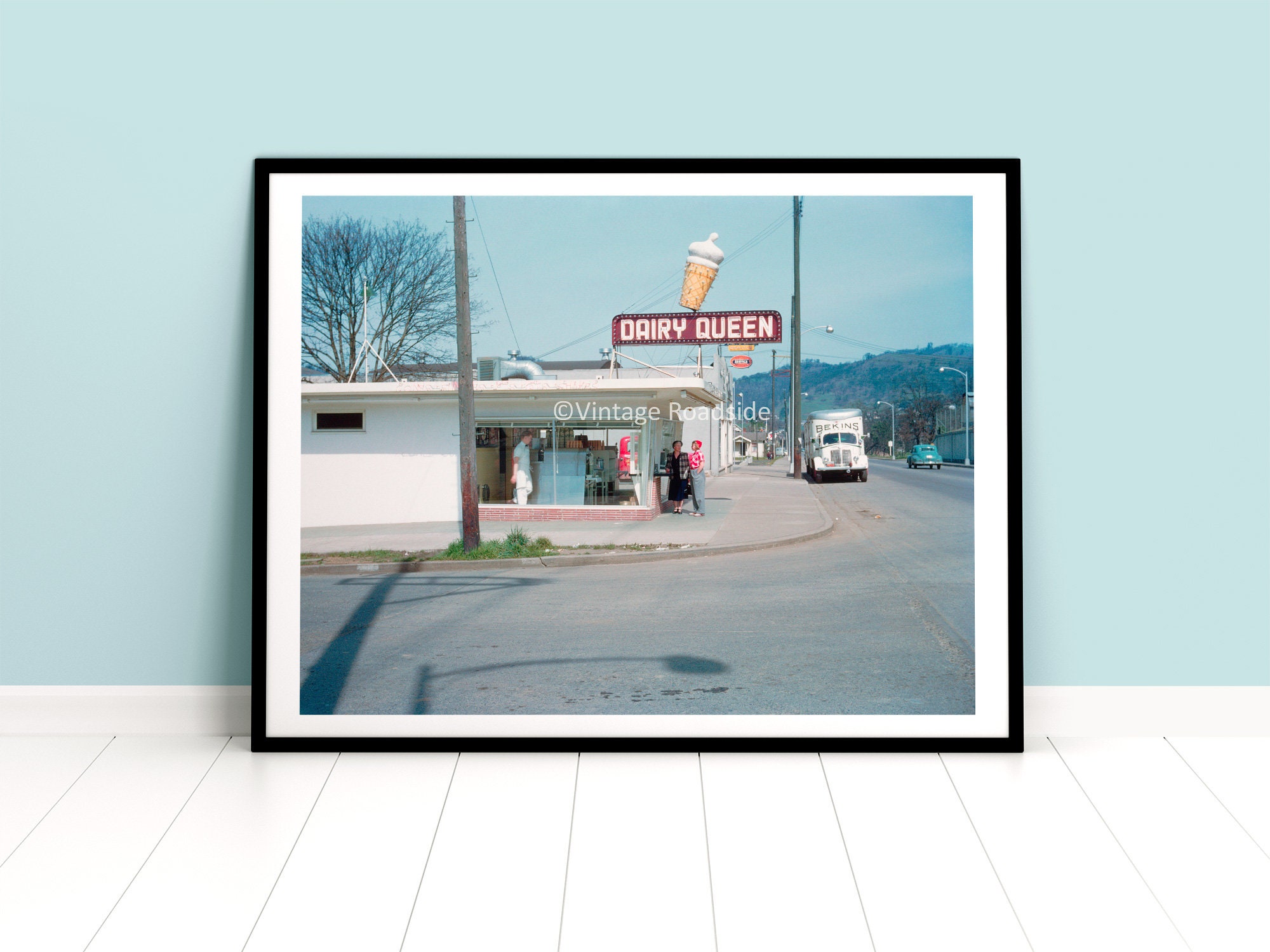 Vintage Dairy Queen Restaurant Print Roseburg Oregon Photo - Etsy India