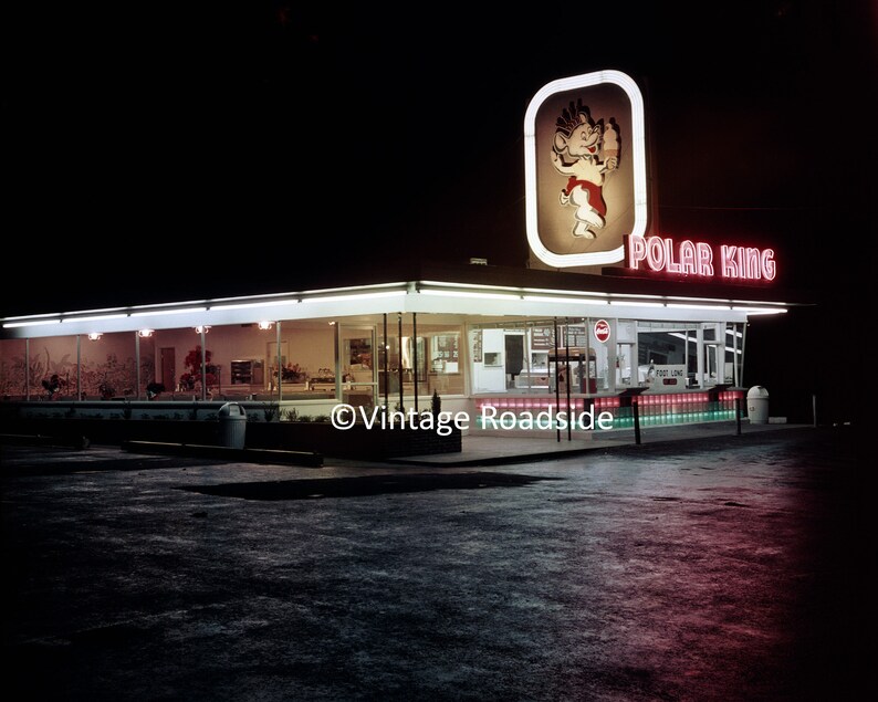Polar King Drive in Restaurant Portland Oregon Photo Color Etsy