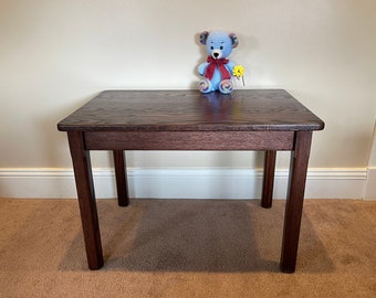 Children's Table 22"H Espresso - 30"L x 22"W - Kids Table - Quality Children's Furniture - Childrens Play Table Grandkids Gift