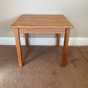 Children&#39;s 26&quot; Square Table - Choose 22&quot; or 24&quot; H - Choice of Color - Homeschool Furniture