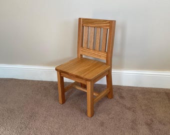Child Chair 12-in Seat H - no VOCs, Solvents - 1 or 2 Chairs - Natural Ingredients