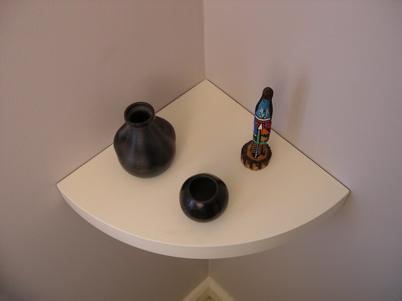 Floating Shelf Corner Floating Shelf 12 White Etsy