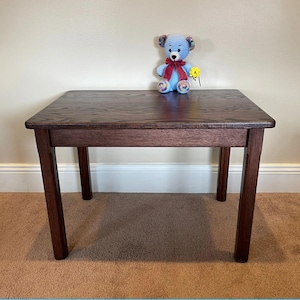 Children&#39;s Table 22&quot;H Espresso - 30&quot;L x 22&quot;W - Kids Table - Quality Child&#39;s Furniture - Children&#39;s Play Table - Montessori - Grandkids Gift