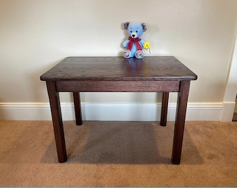 Child Table 22"H - Espresso - Quality Play Furniture - Grandkids Gift