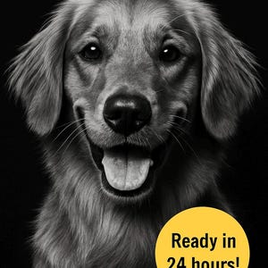 Personalisiertes Tierportrait: Hund & Katze Kunst vom Foto (Digitaler Download)
