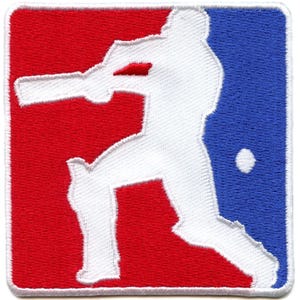Cricket Sports Logo Patch Hobby Competitive League Embroidered Iron On GC4