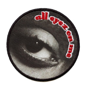 All Eyez On Me Aufnäher West Coast Album gestickt Aufbügler EB1