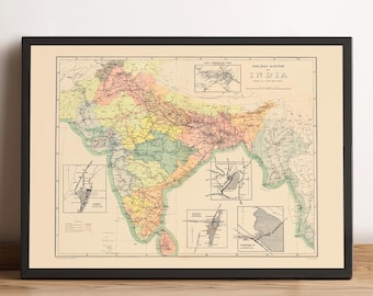 東京の古地図｜1888年 東京地質図｜壁掛けアート＆ホーム 
