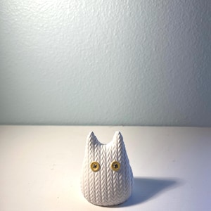 Japanese Forest Spirit | Hand Painted Crochet | Desk Decor | Ghibli Fans Gift | Set of three image 11