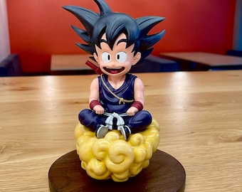 Handmade Dragon Ball Goku Figurine | Anime Inspired Desk Decor | Gift for Fans