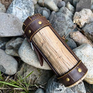 Handmade 3D Printed Scroll Case Fantasy Prop D&D Cosplay LARP, Steampunk Functional Opens for Storage