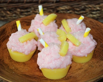 Highly Scented MARGARITA LIME Scented Primitive Cupcake Wax Melts Tarts Summer Decor Bowl Fillers New