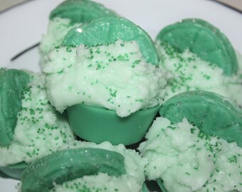 Highly Scented MARGARITA LIME Scented Primitive Cupcake Wax Melts Tarts Summer Decor Bowl Fillers New