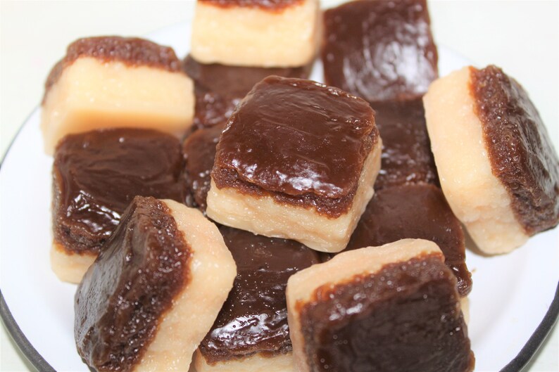 CHOCOLATE PEANUT BUTTER Fudge Cake Bites Chunks Cube Wax Tarts Etsy